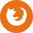 browser, circle, firefox, round icon