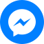 circle, facebook messenger, messenger, round icon, social icon 