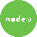 circle, js, node, node js, programming, round icon