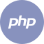 circle, php, programming, programming language, round icon 