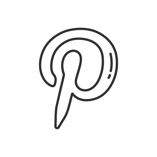 Pinterest, social media, pinterest logo, pinterest button icon - Free download