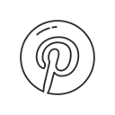 pinterest, social media, pinterest logo, pinterest button