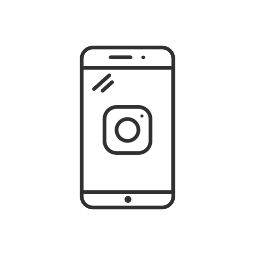 Instagram, mobile, phone, social media, instagram logo icon - Free download