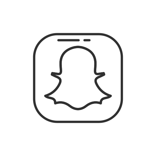 Snapchat, snapchat button, snapchat logo, social media icon