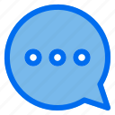 chat, bubble, message, talk, notification