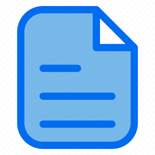 Document, list, doc, file, paper icon - Download on Iconfinder