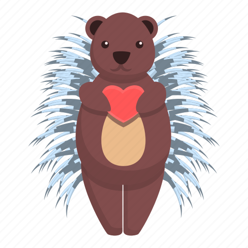 Baby, flower, give, heart, love, porcupine icon - Download on Iconfinder
