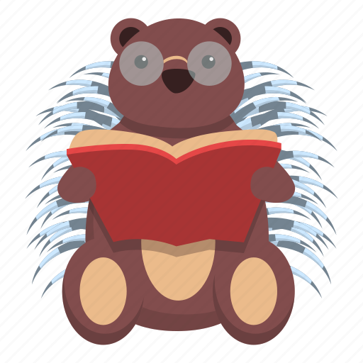 Baby, book, medical, porcupine, read icon - Download on Iconfinder