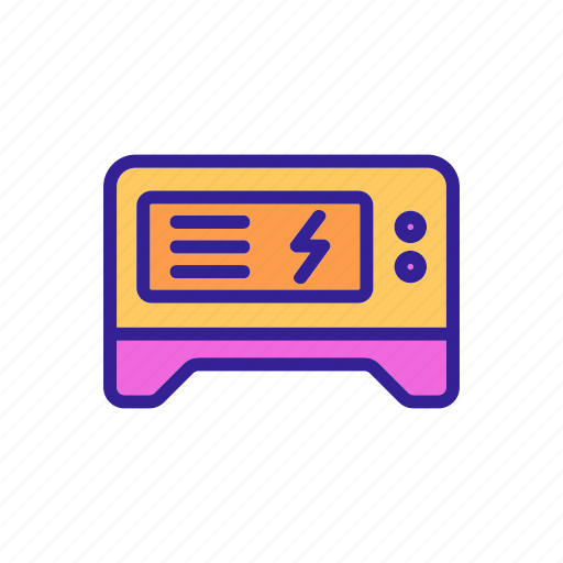 Electric, electricity, equipment, generating, generator, portable, stable icon - Download on Iconfinder