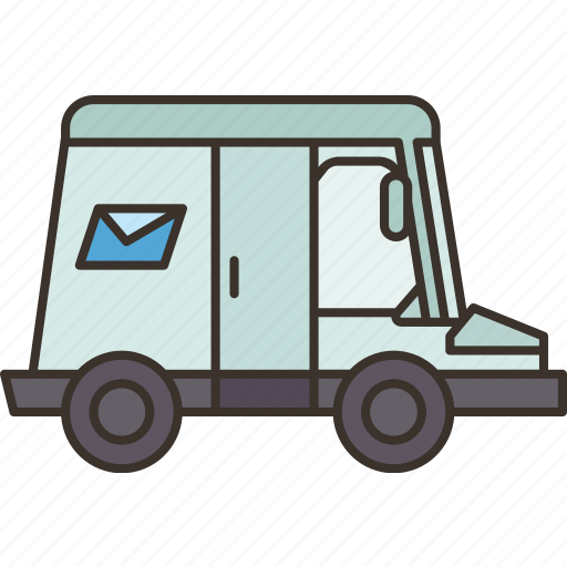 Truck, mail, delivery, postal, service icon - Download on Iconfinder