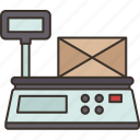 weight, scale, measure, package, parcel