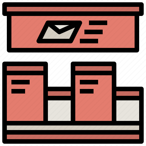 Counter, mail, office, post, postal, worker icon - Download on Iconfinder