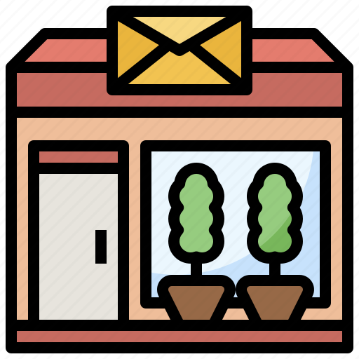 Architecture, city, mail, office, package, post, postal icon - Download on Iconfinder