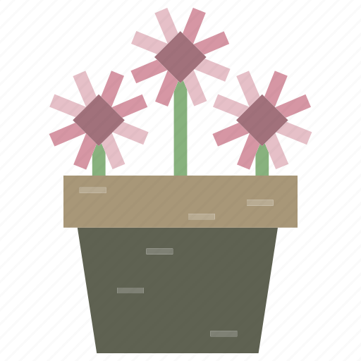 Floweret, horticulture, plant, pot icon - Download on Iconfinder