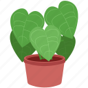 elephant, plant, potted, potted plant, houseplant, plant pot, leaf, leaves, decoration