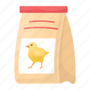 chicken, hen, diet, food, packet, merchandise