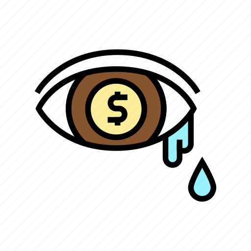 Money, tears, poverty, problem, destitution, house icon - Download on Iconfinder