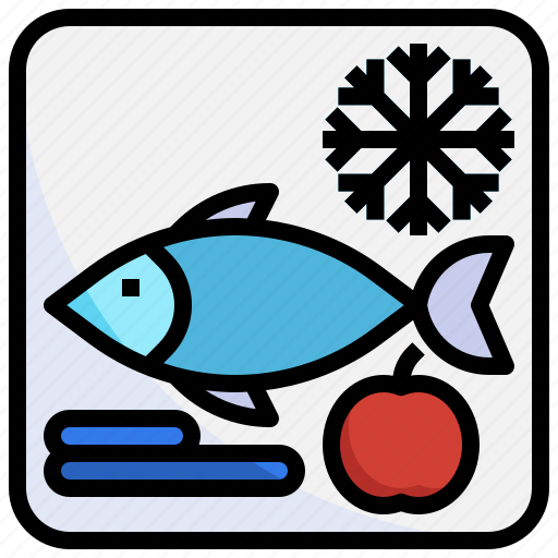 Frozen, goods, food, fish, apple icon - Download on Iconfinder
