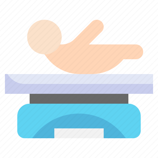 Weight, baby, newborn, scale, hospital icon - Download on Iconfinder