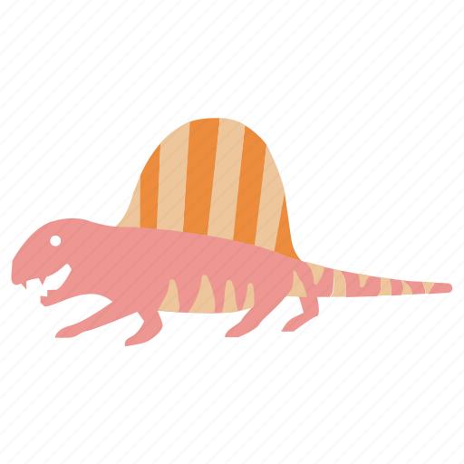Animal, dimetrodon, permian, prehistoric, reptile, sail icon - Download on Iconfinder