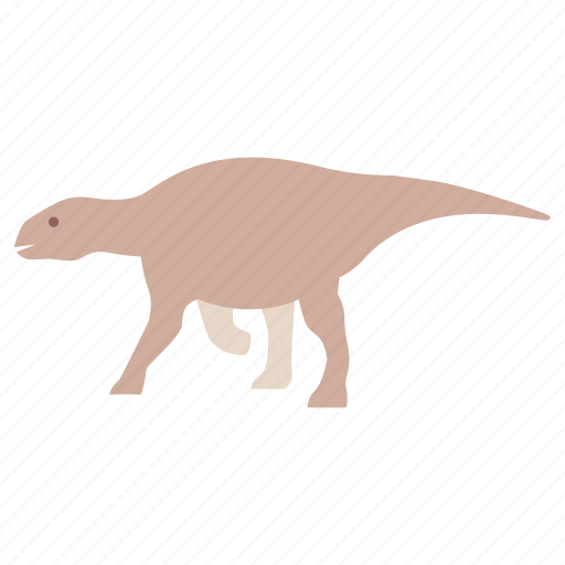 Cretaceous, dinosaur, hadrosaur, herbivorous, jurassic, herbivore, iguanadon icon - Download on Iconfinder