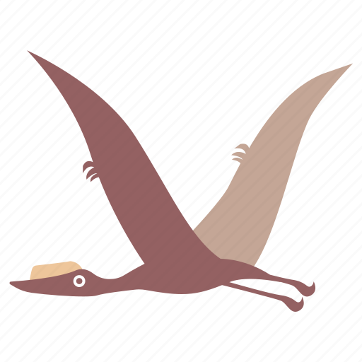 Dinosaur, flying, jurassic, pterodactyl, pterosaur, winged icon - Download on Iconfinder