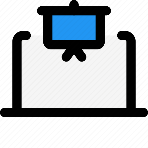 Laptop, presentation, work, office icon - Download on Iconfinder