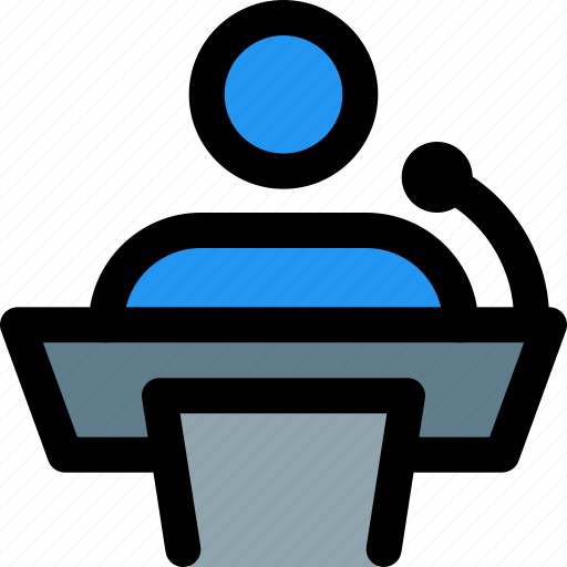 People, podium, work, office, presentation icon - Download on Iconfinder
