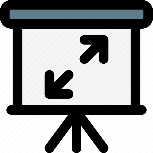Presentation, fullscreen, work, office icon - Download on Iconfinder