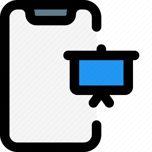 Smartphone, presentation, work, office icon - Download on Iconfinder