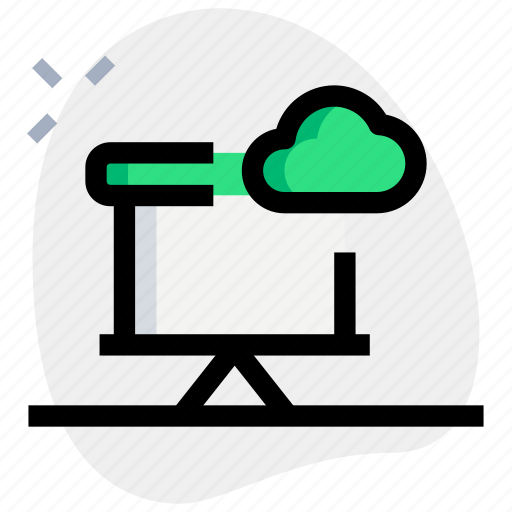 Presentation, cloud, work, office icon - Download on Iconfinder