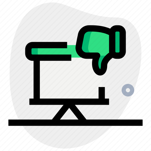Presentation, dislike, work, office icon - Download on Iconfinder