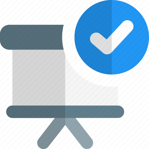 Presentation, check, work, office icon - Download on Iconfinder