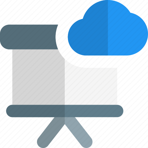 Presentation, cloud, work, office icon - Download on Iconfinder
