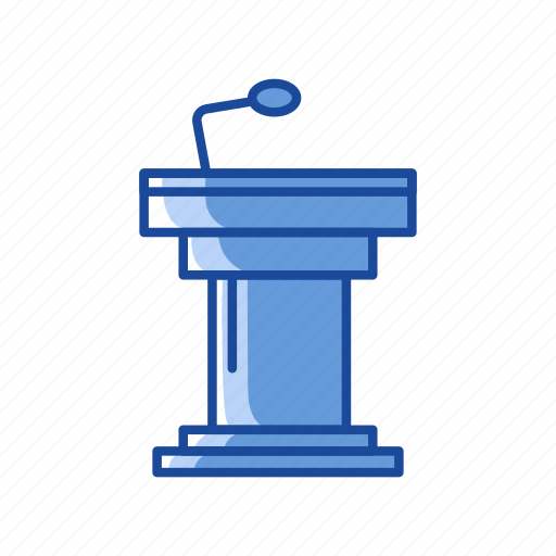 Conference, platform, podium, speech icon - Download on Iconfinder