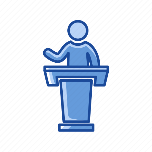 Conference, platform, pulpit, speech icon - Download on Iconfinder