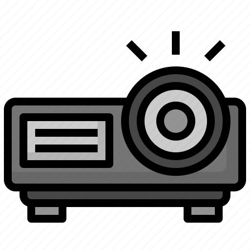 Projector, hardware, electronics, presentation, device icon - Download on Iconfinder