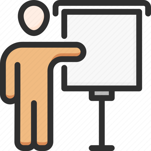 Business, conference, desk, man, presentation, presenter, speech icon - Download on Iconfinder