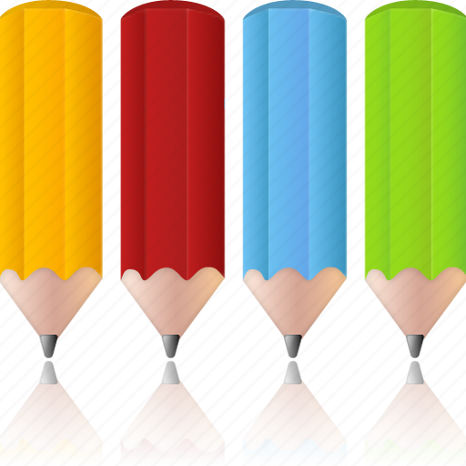 Colorpencils, paint, design, edit, pencils, palette, pencil icon - Download on Iconfinder