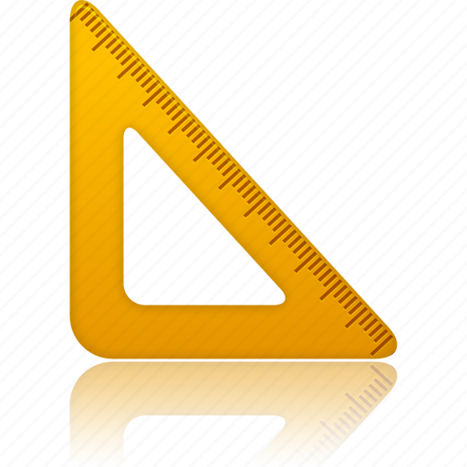 Ruler, triangle, training, study, school, learning, education icon - Download on Iconfinder