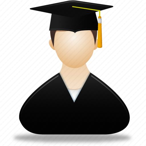 Male, graduate, profile, man, people, human, education icon - Download on Iconfinder
