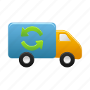 autoship, delivery, refresh, shipment, transport, transportation, truck