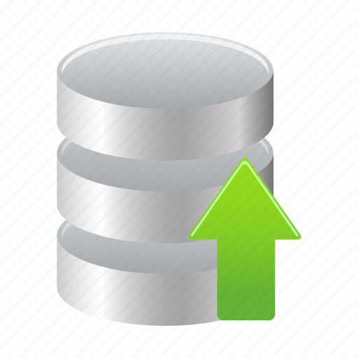 Database, upload, data, storage icon - Download on Iconfinder