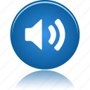 audio, button, control, media, sound, speaker, volume