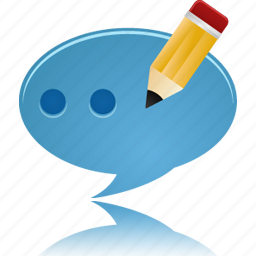Comment Edit Write Pencil Talk Chat Message Bubble Icon
