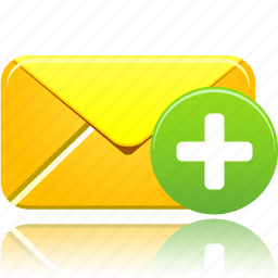 Add, email, plus, envelope, mail, letter, new icon - Download on Iconfinder
