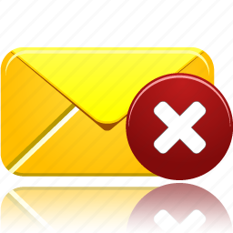 Email, delete, mail, envelope, letter, remove, close icon - Download on Iconfinder