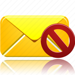 Mail, message, envelope, send, letter, invalidated, email icon - Download on Iconfinder