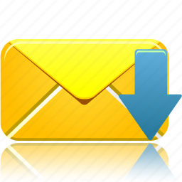 Download, receive, email, mail, message, envelope, letter icon - Download on Iconfinder