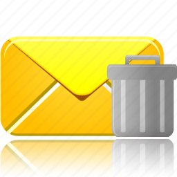 Mail, envelope, letter, delete, trash, email icon - Download on Iconfinder